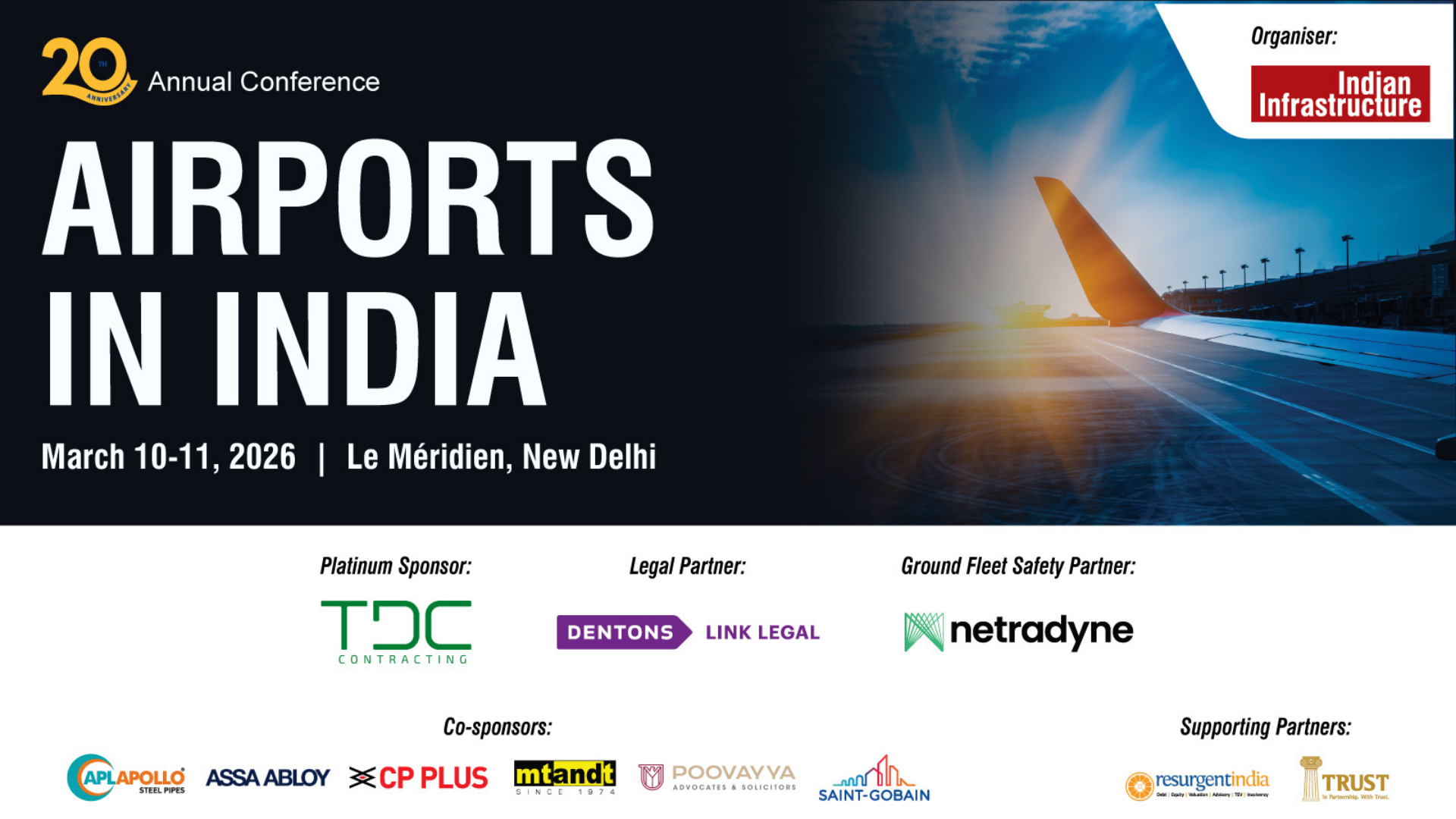 20th Annual Conference on Airports in India